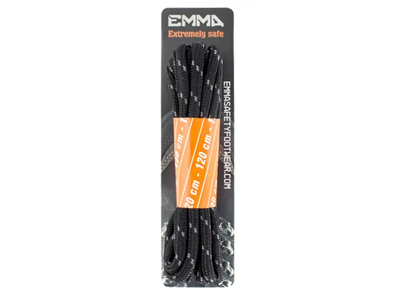 Emma veters Normal Working zwart-grijs 120 cm