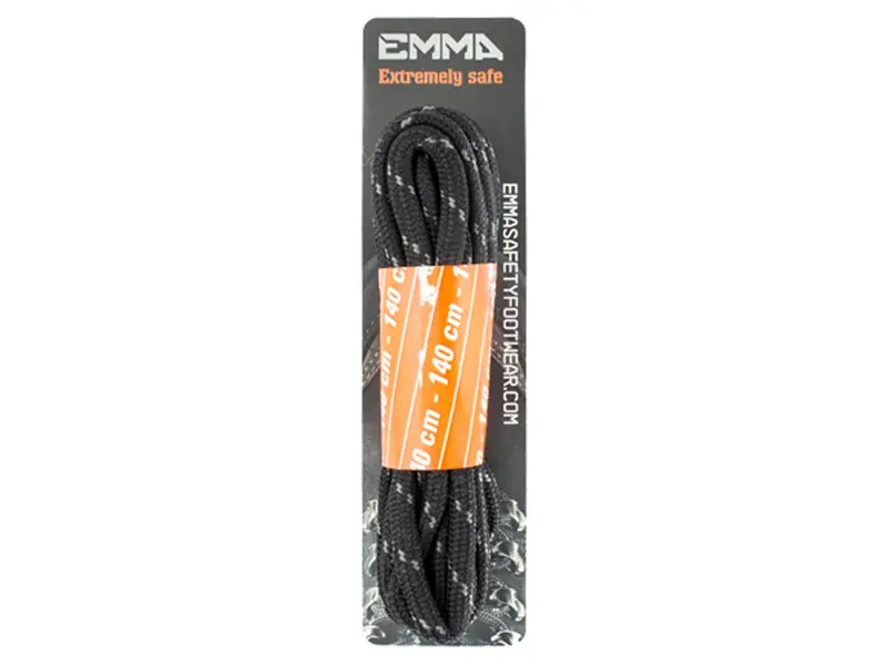 Emma laces Normal Working black-grey 140 cm