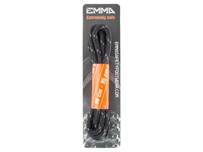 Emma veters Normal Working zwart-grijs 95 cm