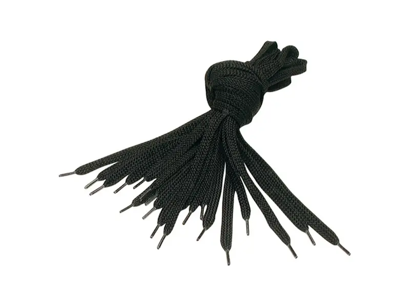 Lacets plats noirs Elten, lot de 80 cm