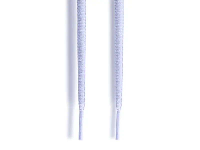 Chaussure basse à lacets Atlas 105 cm blanche