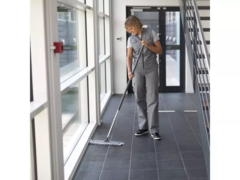 Vikan 374118 mop frame Hook & Loop flat mop holder 25 cm gray