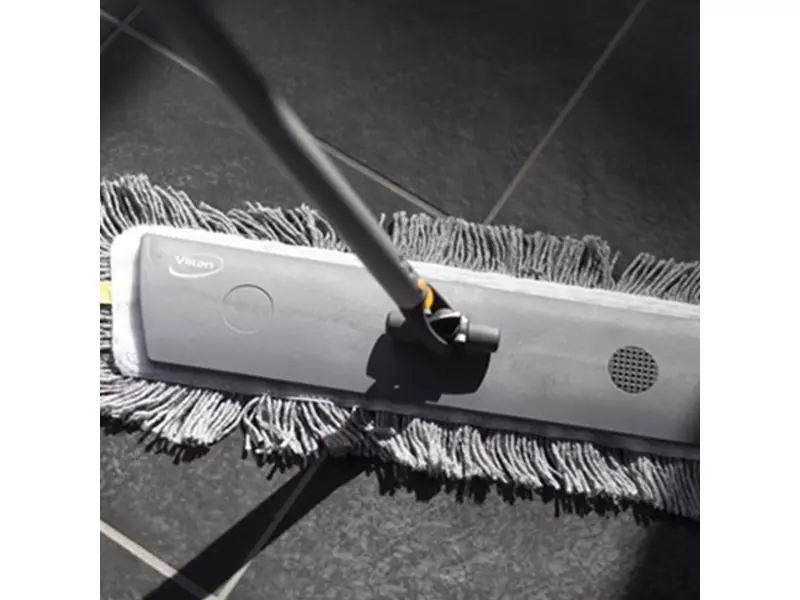 Vikan 374118 mop frame Hook & Loop flat mop holder 25 cm gray