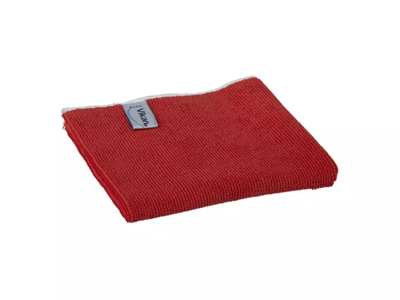 Microfiber cloth basic VEC 691134 320x320 mm red