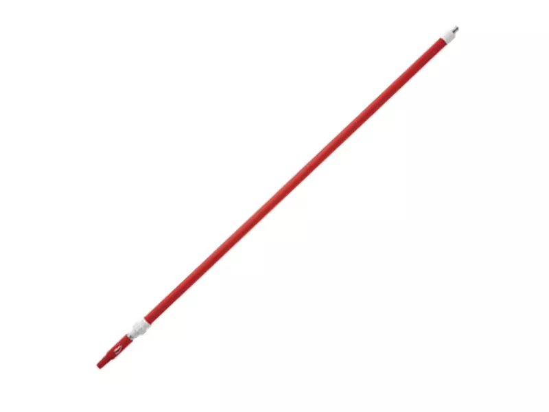 Perche télescopique en aluminium Vikan 2973Q4 avec système de débit d'eau, 1600-2780 mm, rouge