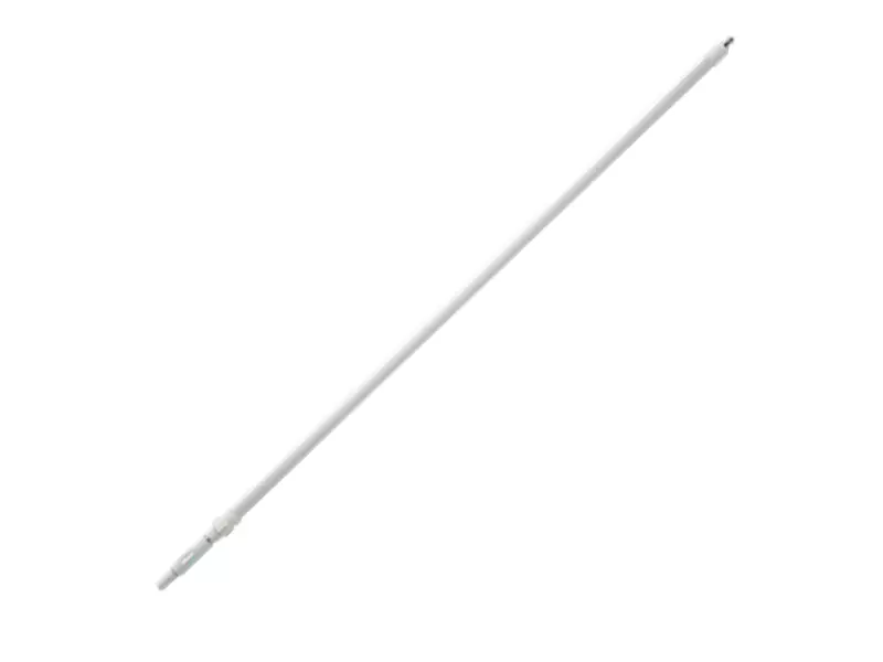 Perche télescopique en aluminium Vikan 2973Q5 avec système de contrôle du débit d'eau, 1600-2780 mm, blanche