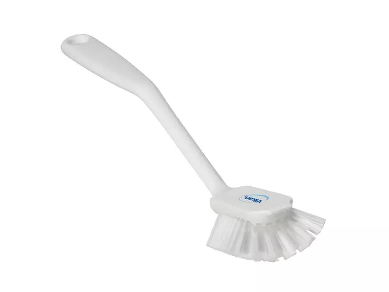 Vikan 42375 Dish brush medium with scraping edge 280 mm white