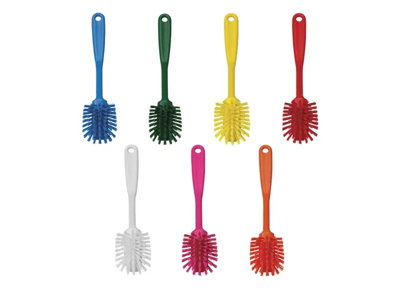 Vikan 42375 Dish brush medium with scraping edge 280 mm white