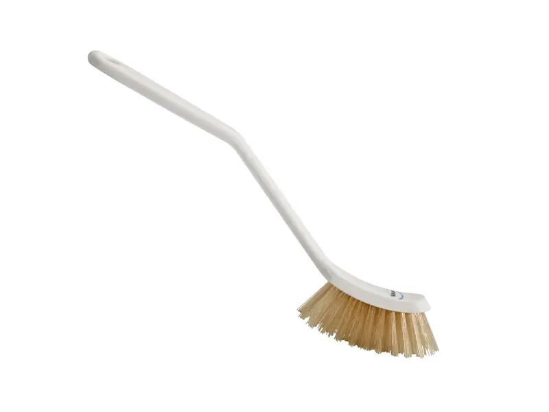 Vikan 42885 Brosse à main dure résistante à la chaleur 290 mm blanche