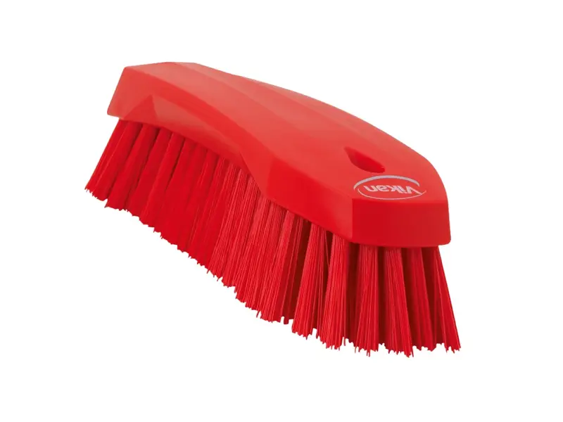 Vikan 38904 Hard work brush 200 mm red