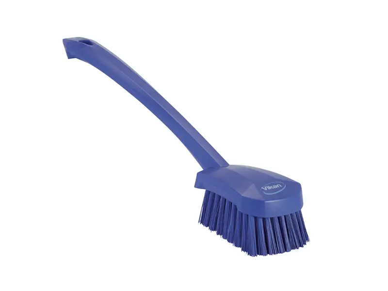 Brosse à vaisselle Vikan 41868, manche long et rigide, 415 mm, violette