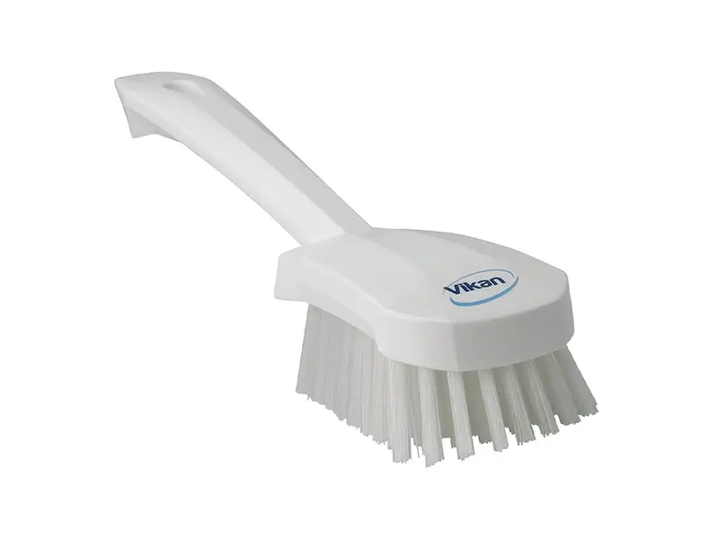 Vikan 41925 Dish brush hard short handle 270 mm white