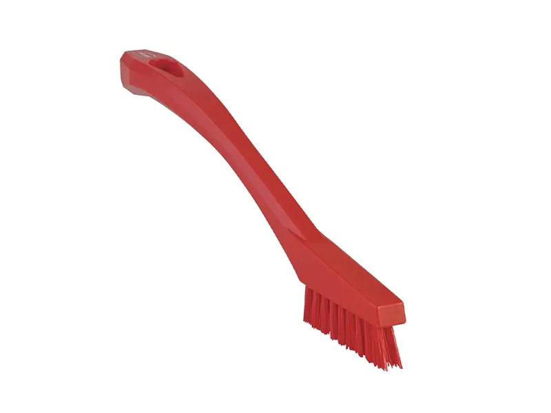 Vikan 44014 precisieborstel zeer hard 205 mm rood