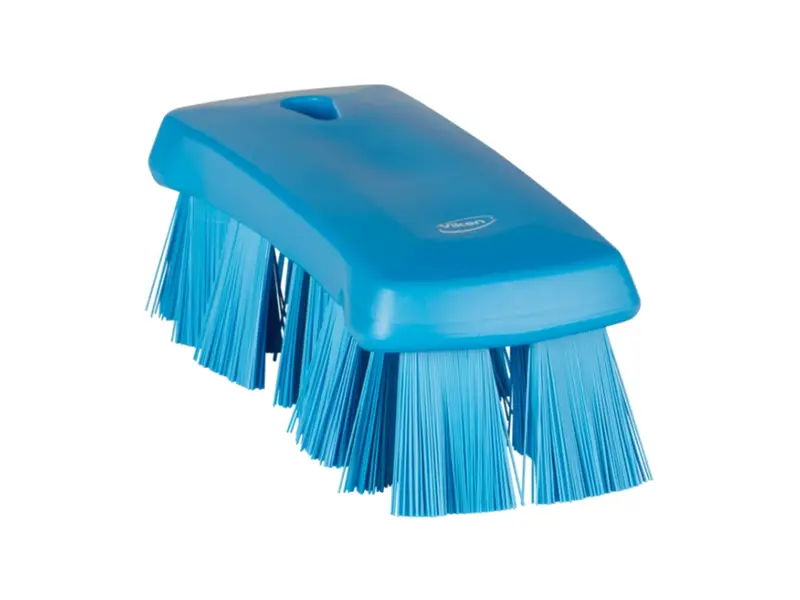 Vikan 38913 brosse à main dure UST 176 mm bleue