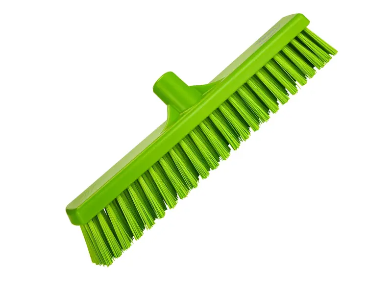 Balayeuse combinée Vikan 317477, lames souples et dures, 410 mm, vert citron