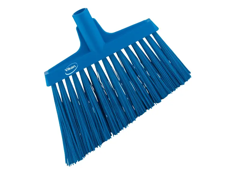 Balai d'angle Vikan 29143, très dur, 290 mm, bleu