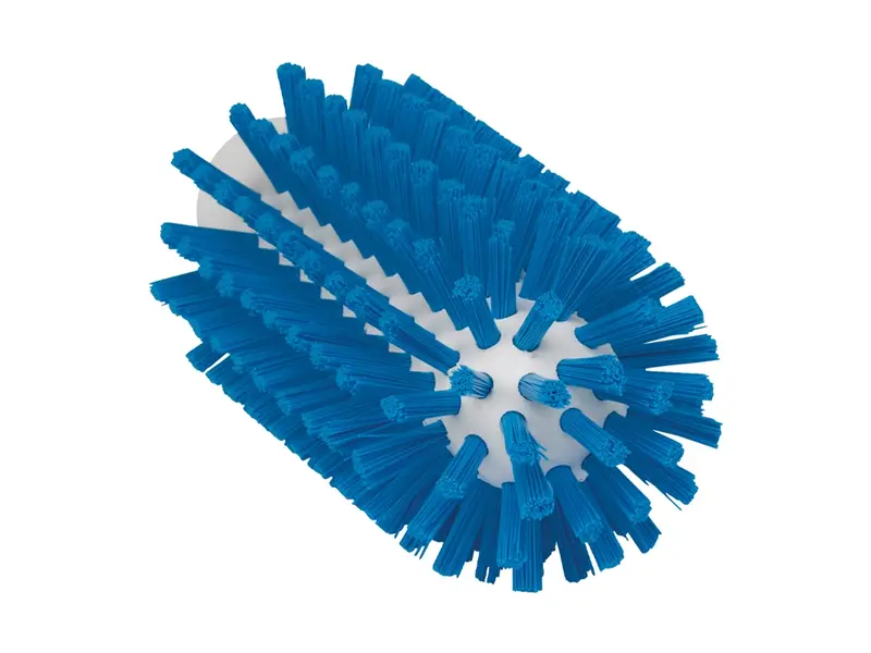 Vikan 5380633 Brosse à tuyaux à manche rigide, modèle 63 x 145 mm, bleue