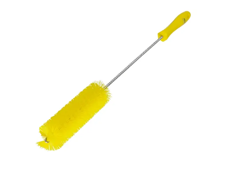 Vikan 53786 Brosse à tuyaux rigide 40 x 510 mm jaune