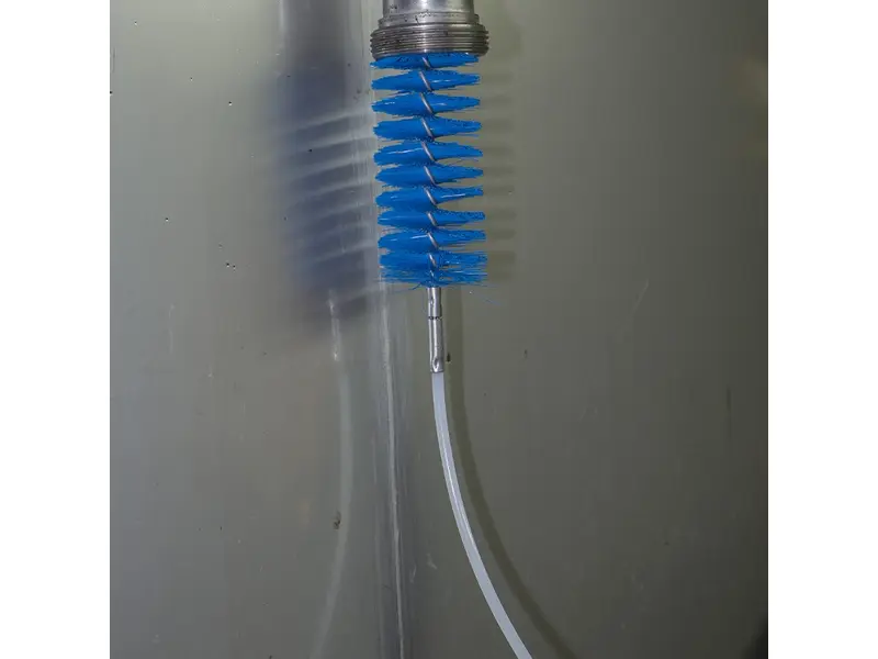 Vikan 53566 Pipe brush medium for flexible cable 60 x 200 mm yellow
