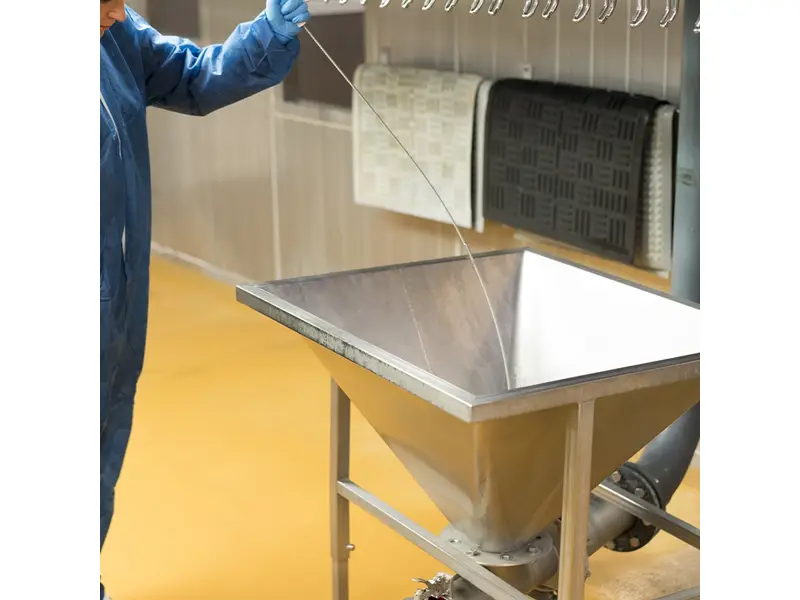 Câble traversant flexible en acier inoxydable Vikan 53515, 5 x 755 mm, blanc
