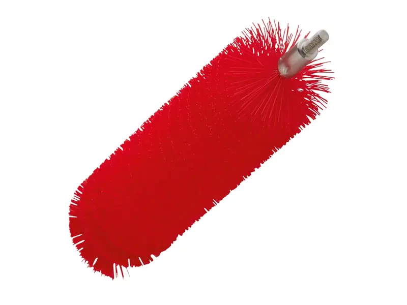 Brosse à tuyaux Vikan 53684, taille moyenne, pour câble flexible, 40 x 200 mm, rouge
