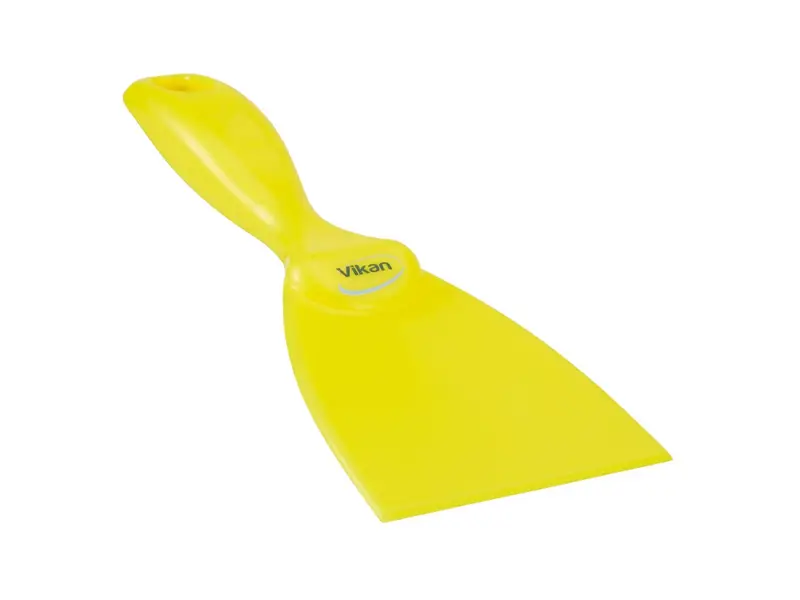 Grattoir manuel Vikan 40606 en polypropylène jaune, 75 mm