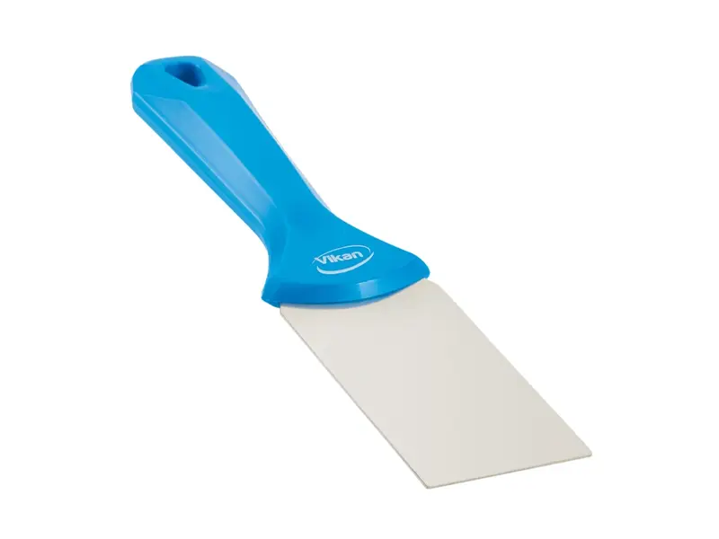 Vikan 40083 handschraper polypropyleen met RVS blad 50 mm blauw