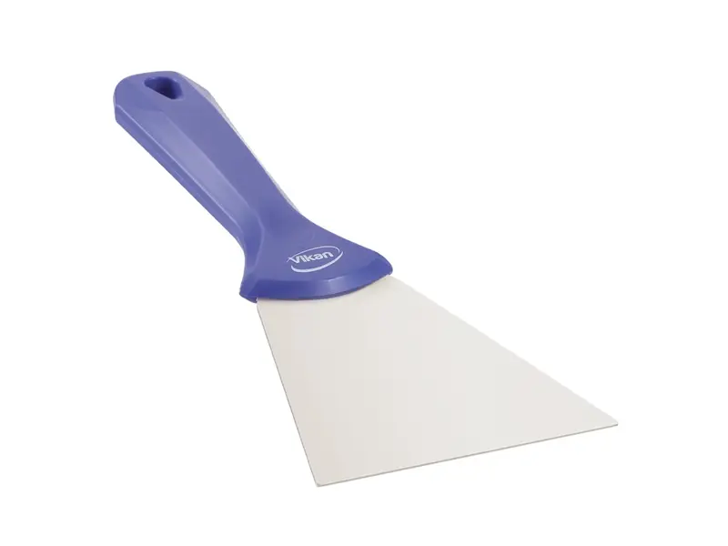 Vikan 40098 Handschraper RVS blad 100 mm paars