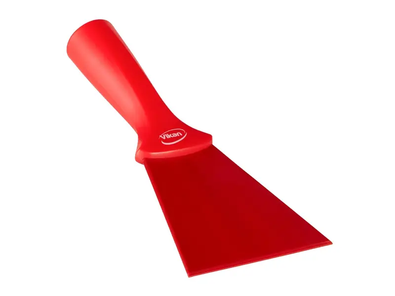 Vikan 40124 schraper nylon hittebestendig steel montage 100 mm rood