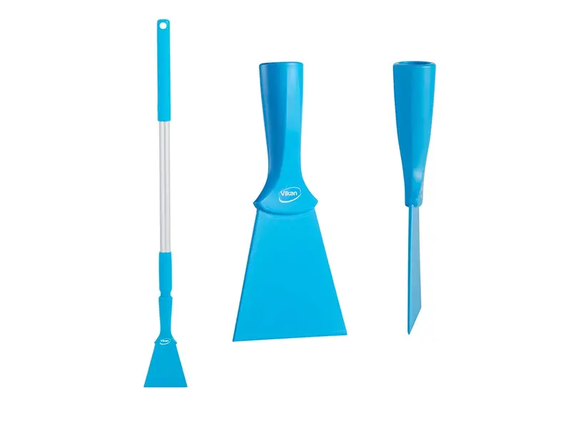 Vikan 40123 Scraper for handle mounting nylon 100 mm blue