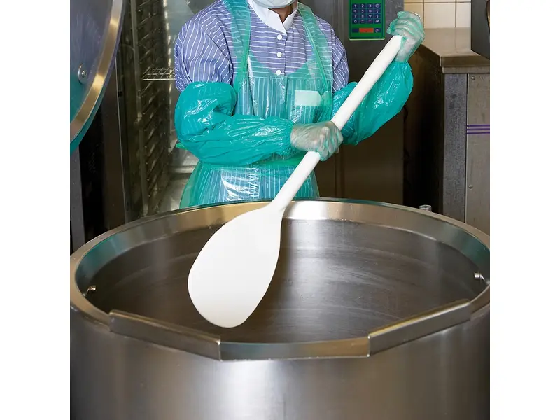 Spatule à mélanger Vikan 70105 en polypropylène 1200 mm blanche