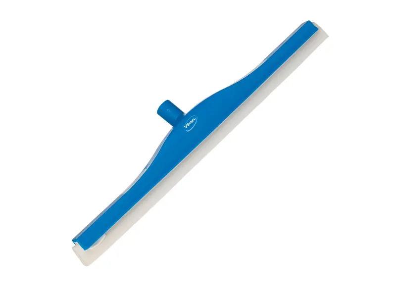 Vikan 77643 Floor squeegee flexible neck with replaceable rubber 600 mm blue