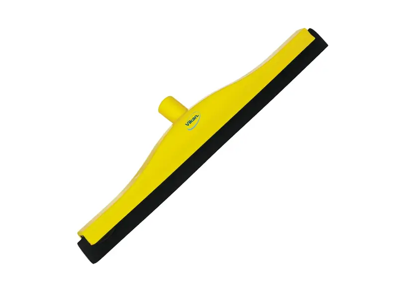 Vikan 77536 floor squeegee with replaceable rubber 500 mm yellow