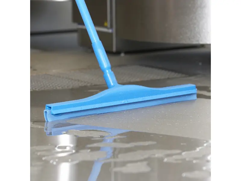 Vikan 77141 Floor squeegee with replaceable rubber 605 mm pink