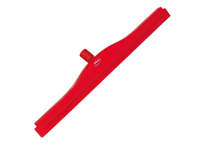 Vikan 77244 Floor squeegee flexible neck with replaceable rubber 600 mm red