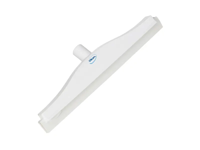 Raclette de sol Vikan 77125 avec caoutchouc remplaçable 405 mm blanche