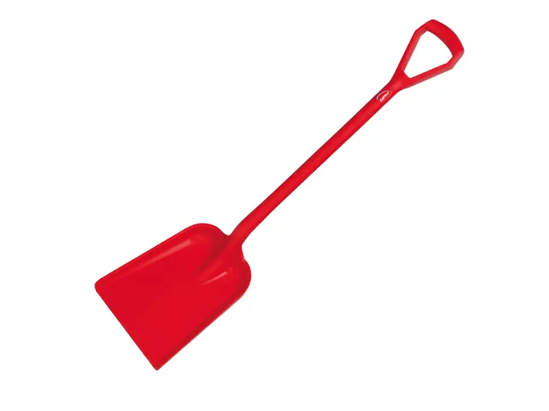 Pelle Vikan 56254 à poignée en D, 1040 mm, rouge