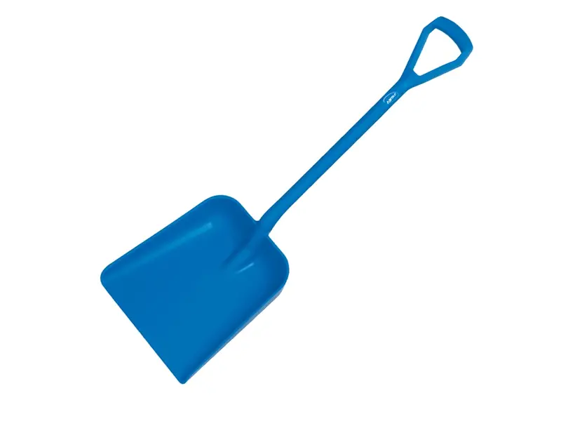 Vikan 56233 shovel D-grip large blade 1035 mm blue