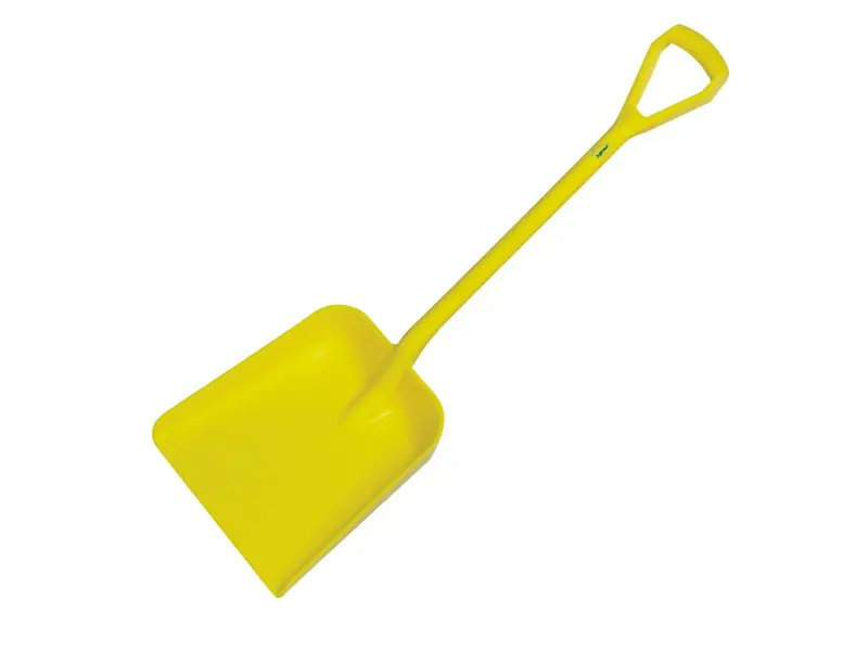Vikan 56236 schop D-grip groot blad 1035 mm geel