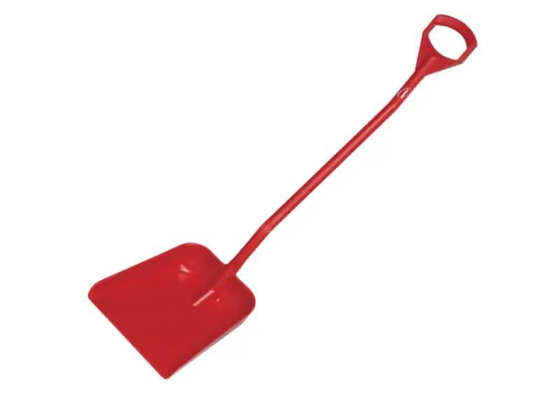 Vikan 56014 schop D-grip ergonomisch groot blad 1310 mm rood