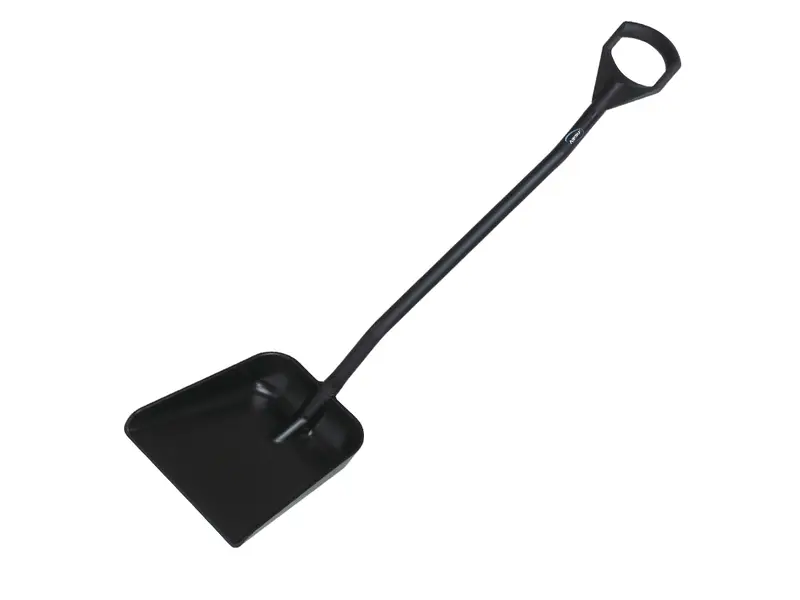Vikan 56019 schop D-grip ergonomisch groot blad 1310 mm zwart