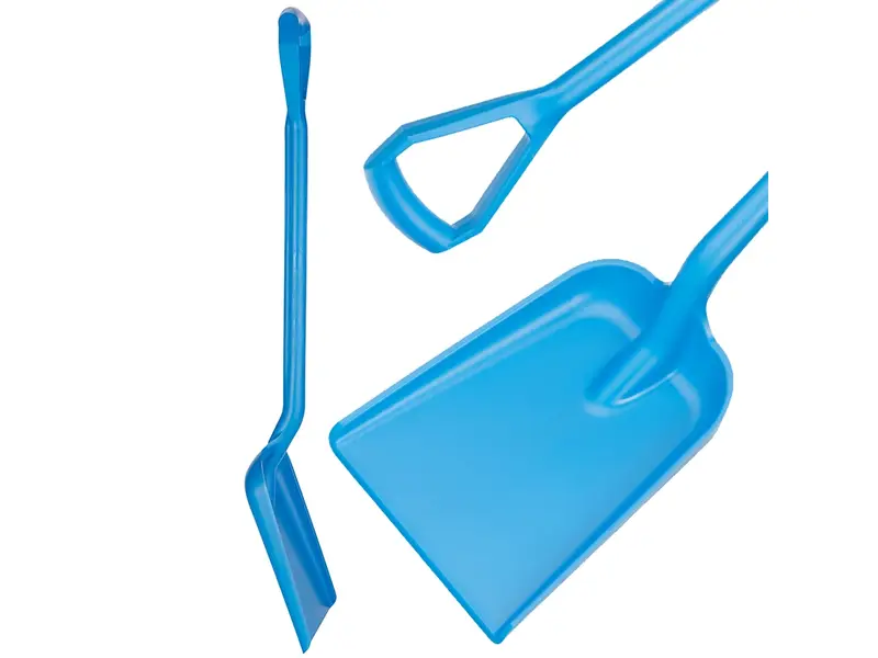Vikan 56263 shovel detectable D-grip polypropylene 1040 mm blue