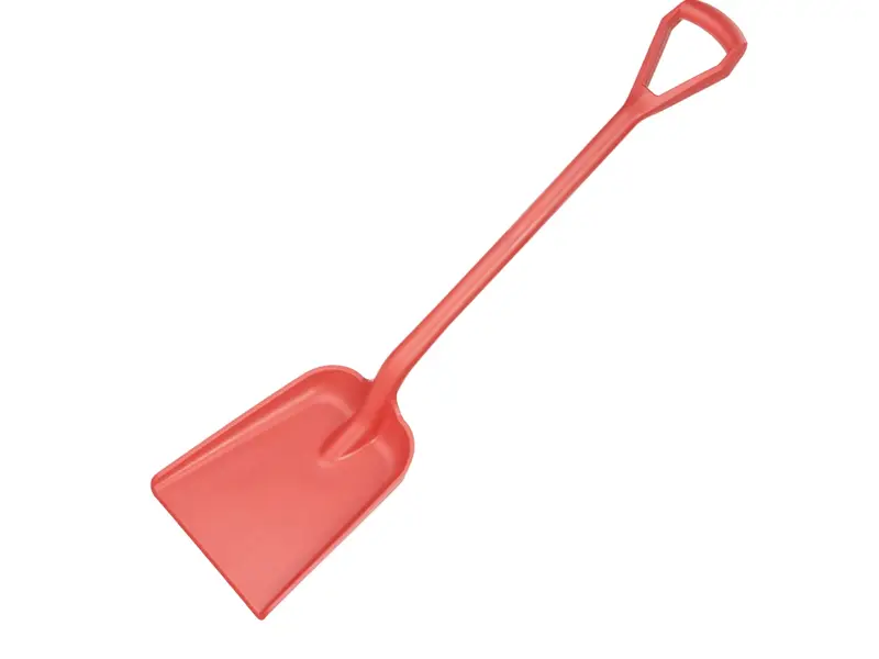 Pelle Vikan 56264, poignée en D, poignée en polypropylène, 1040 mm, rouge