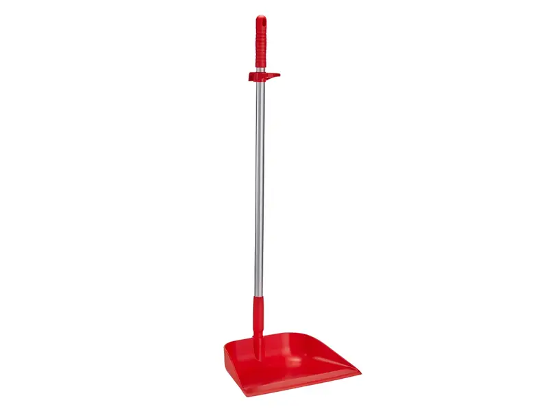 Vikan 56624 Hygienic dustpan on handle 330 mm red