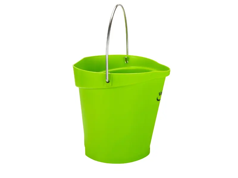 Vikan 56861 Bucket with stainless steel handle 12 liters pink