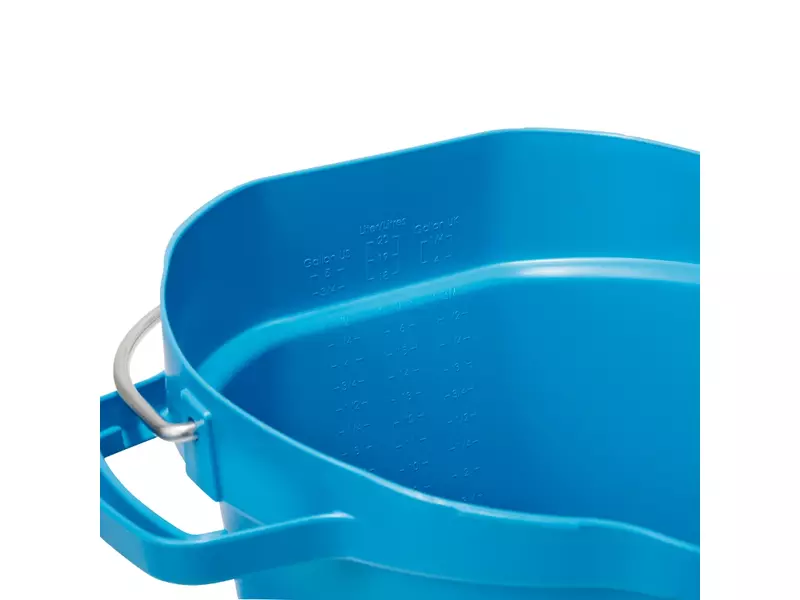 Vikan 56926 emmer met RVS hengsel 20 liter geel