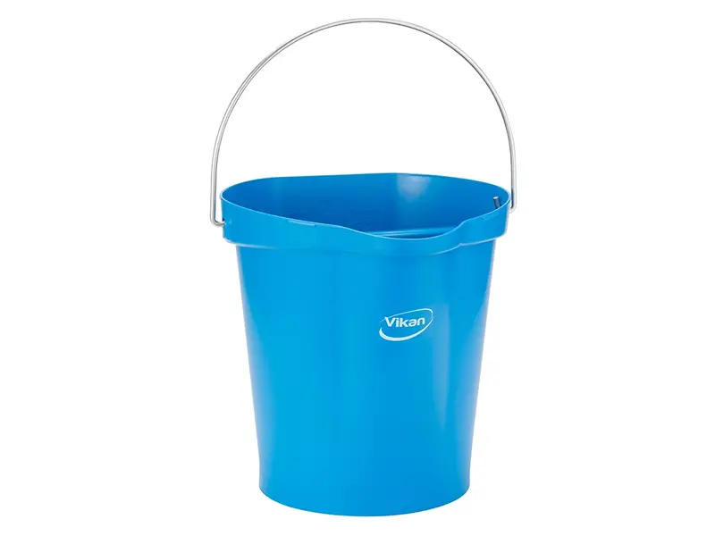 Seau Vikan 56943 étanche et détectable en polypropylène, 12 litres, bleu