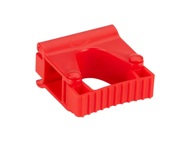 Vikan 10134 hygienic wall bracket grip strap module 82 mm red