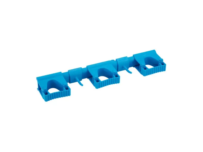 Système de fixation murale hygiénique Vikan 10113 Hi-Flex 42 cm bleu