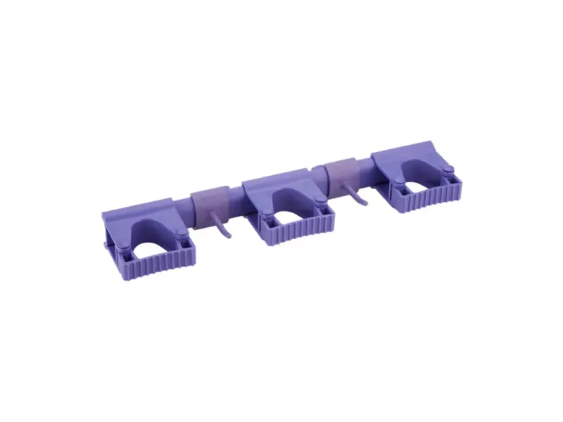 Système de fixation murale hygiénique Vikan 10118 Hi-Flex 42 cm violet